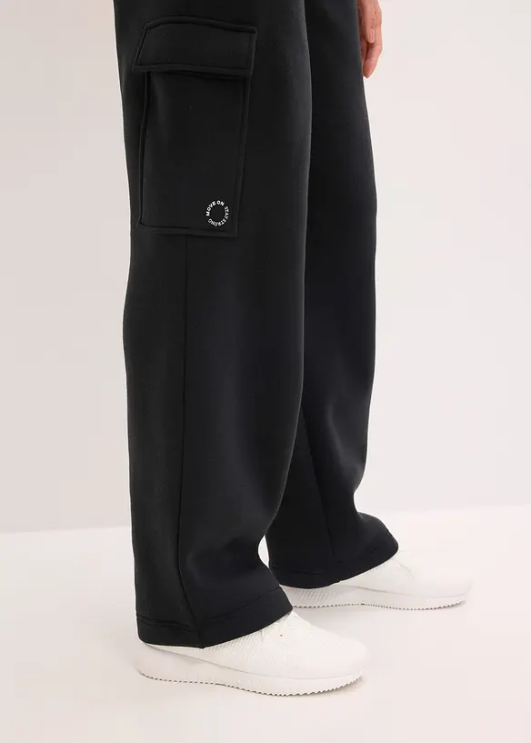 Functionele thermo jongging broek met wijde pijpen, sneldrogend, bonprix
