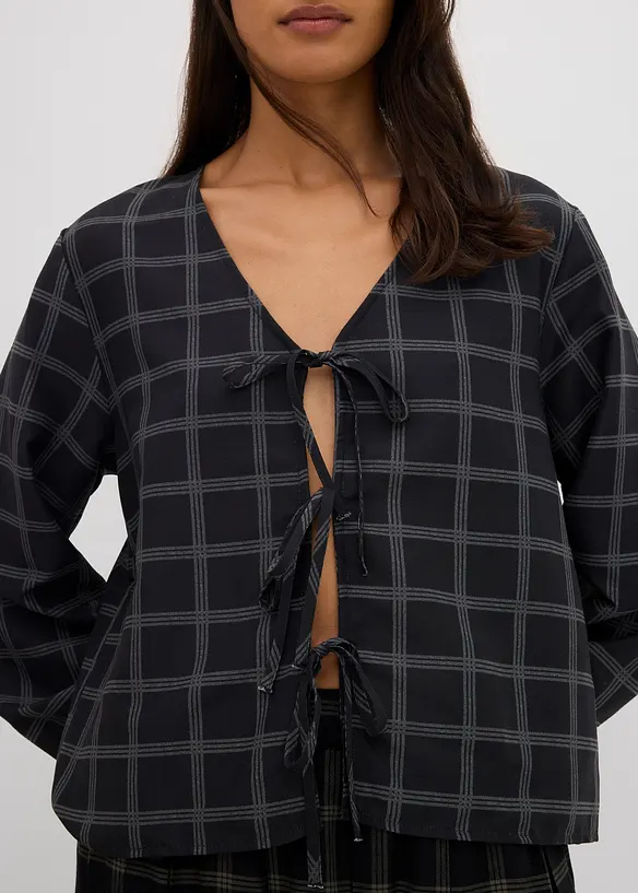 Oversized blouse van zachte viscose, bonprix
