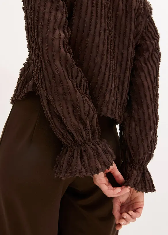 Blouse van gestructureerd materiaal, bonprix