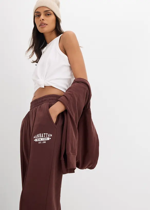 Sweatpants van katoen, bonprix