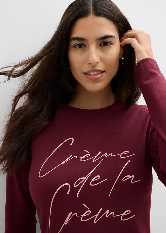Longsleeve van katoen, bonprix