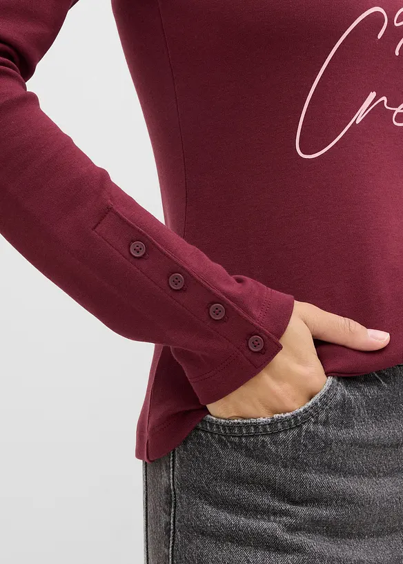 Longsleeve van katoen, bonprix
