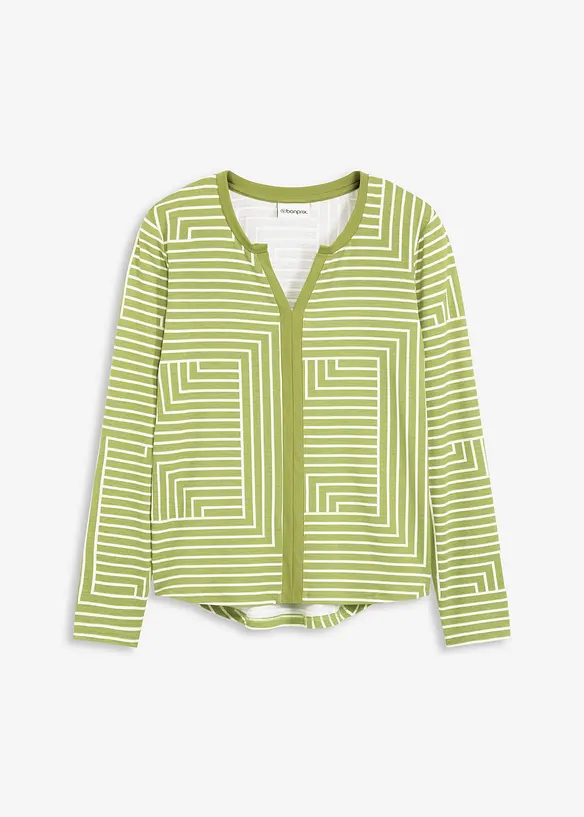 Longsleeve van viscose, bonprix