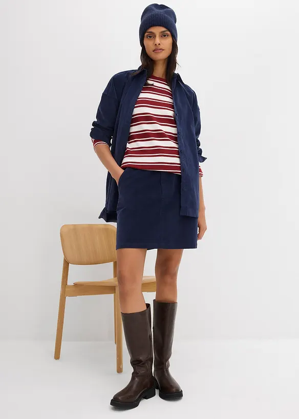 Oversized longsleeve van puur katoen, bonprix