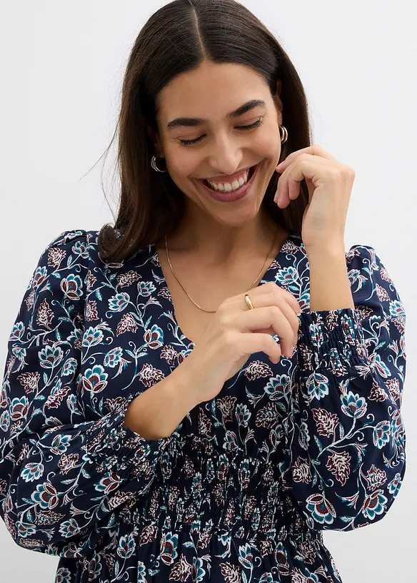 Maxi jurk van soepele viscose, bonprix