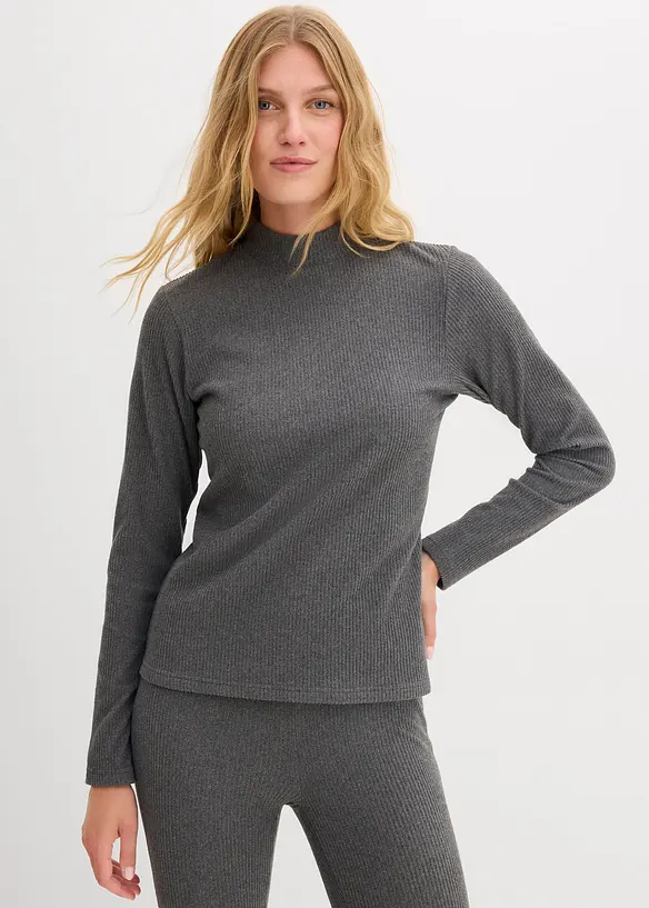 Thermoshirt met opstaande kraag, bonprix