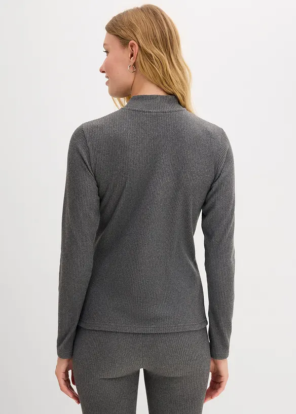 Thermoshirt met opstaande kraag, bonprix