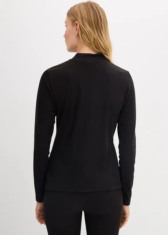 Thermoshirt met opstaande kraag, bonprix