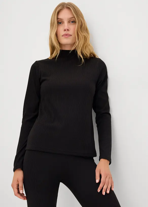 Thermoshirt met opstaande kraag, bonprix