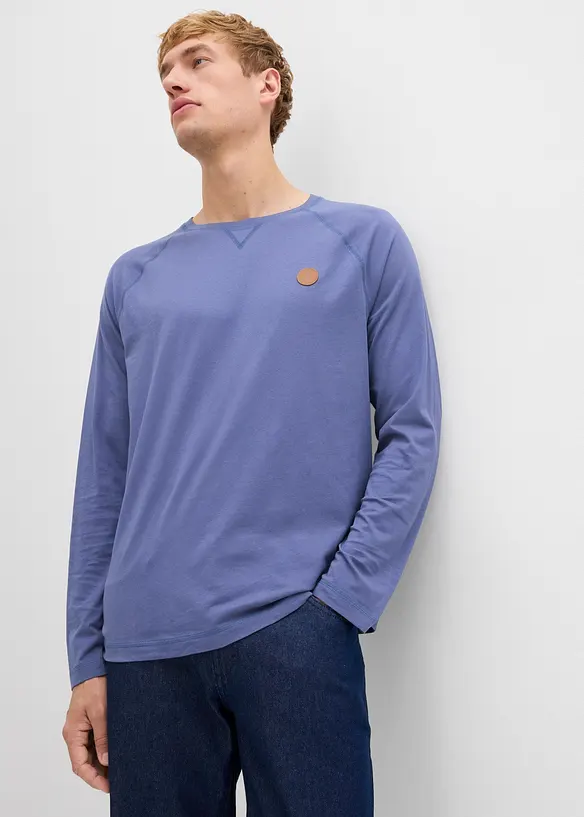 Longsleeve van biologisch katoen (set van 2), bonprix