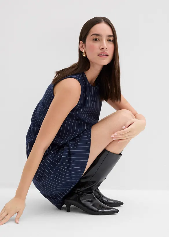 Mini jurk van een viscosemix, bonprix