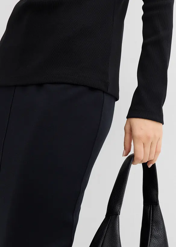 Geribde longsleeve, bonprix