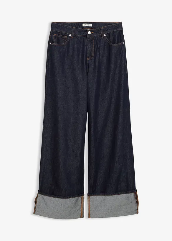 Baggy jeans mid waist, bonprix