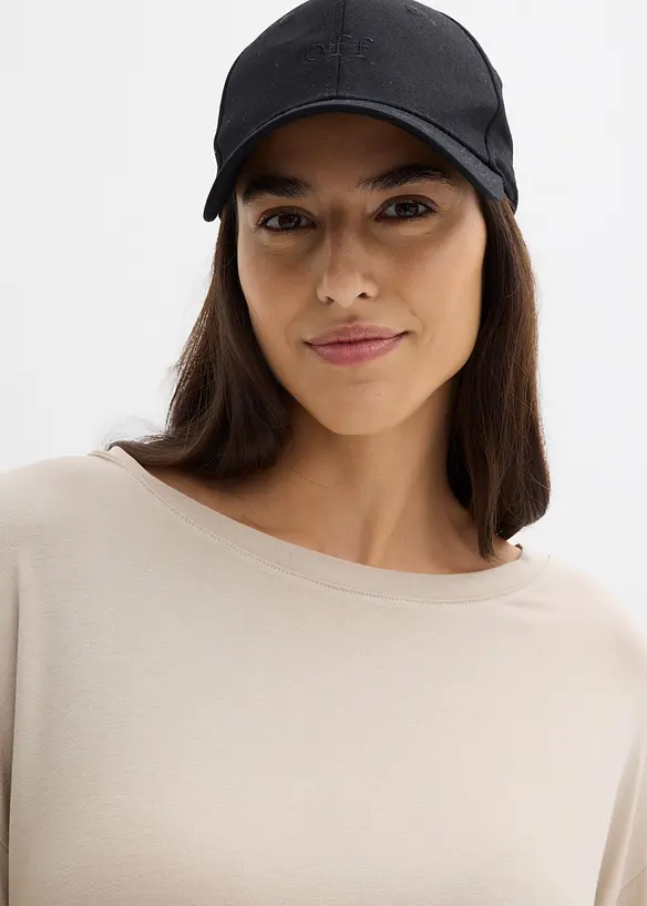 Oversized shirt in een soepele viscose-elastanmix, bonprix