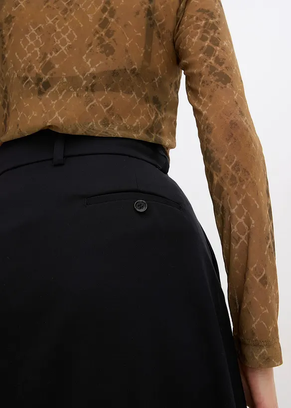 Midi rok van viscose-mix, bonprix