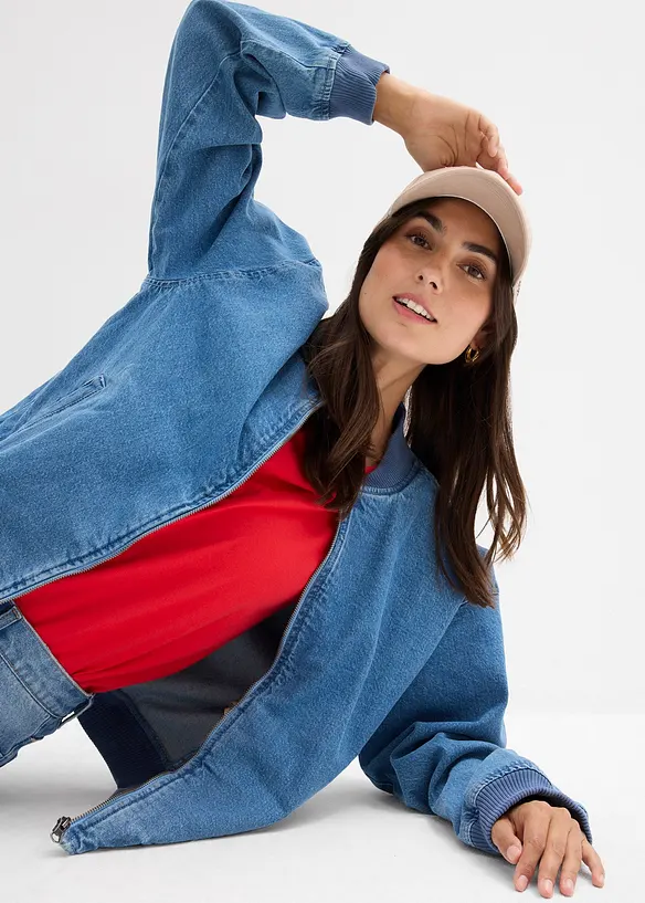 Denim bomber, bonprix