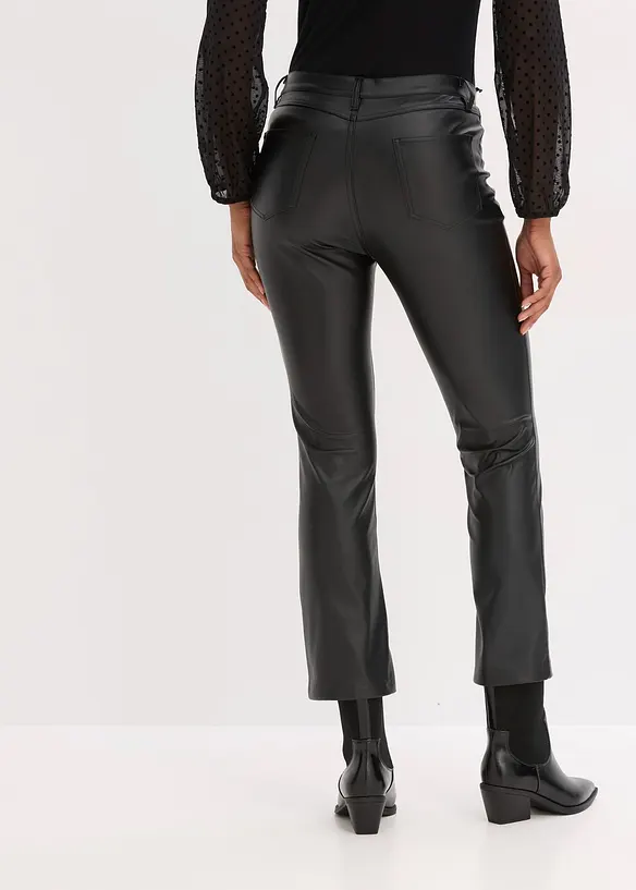 Imitatieleren broek, bonprix