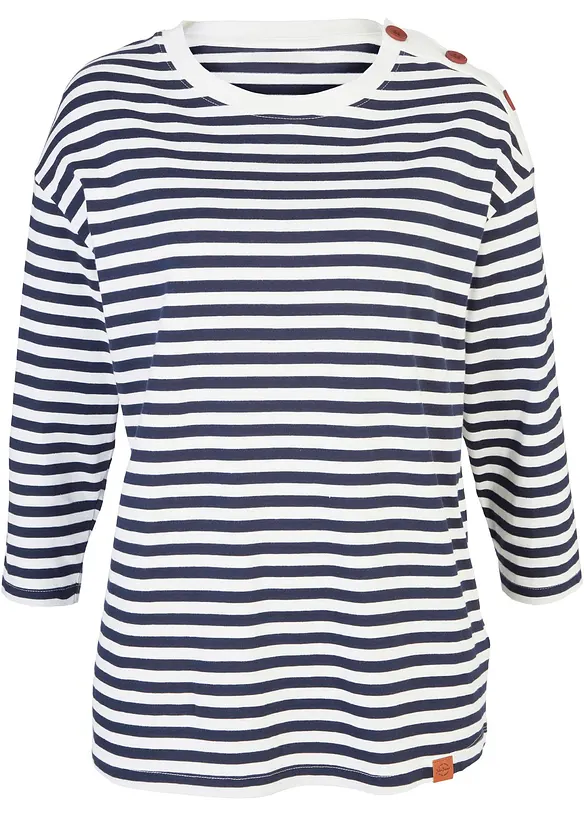 Oversized longsleeve met knopen, bonprix