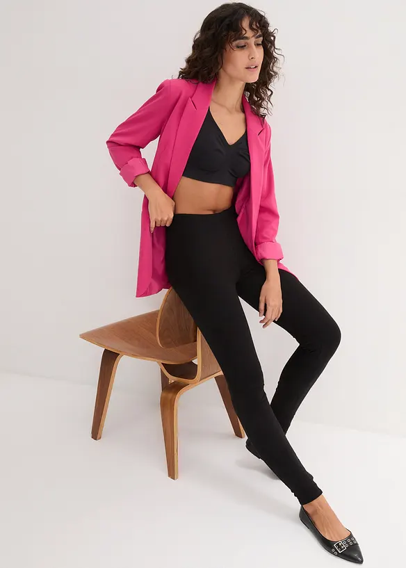 Stretch legging met biologisch katoen (set van 2), bonprix