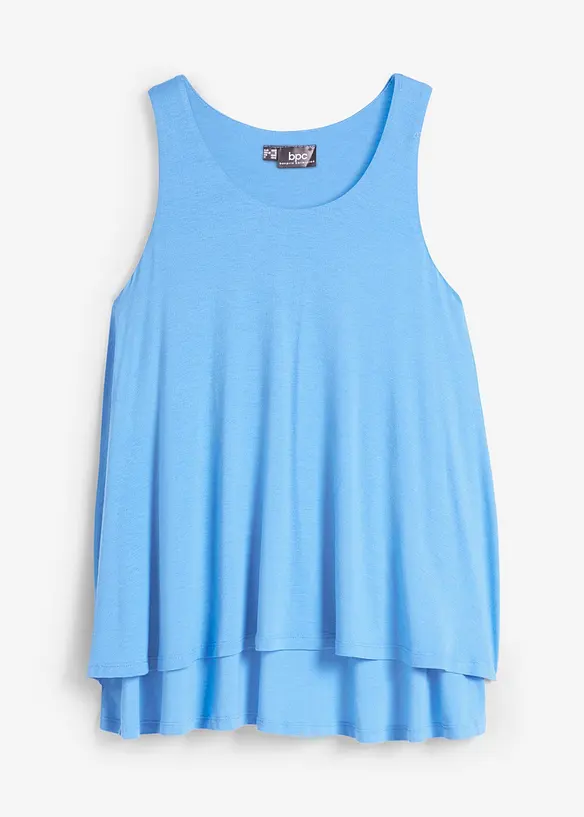 Dubbellaagse top van viscose, bonprix