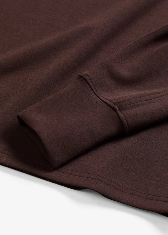 Oversized sweater van zachte scuba, bonprix
