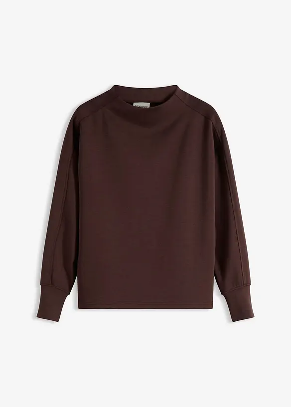 Oversized sweater van zachte scuba, bonprix