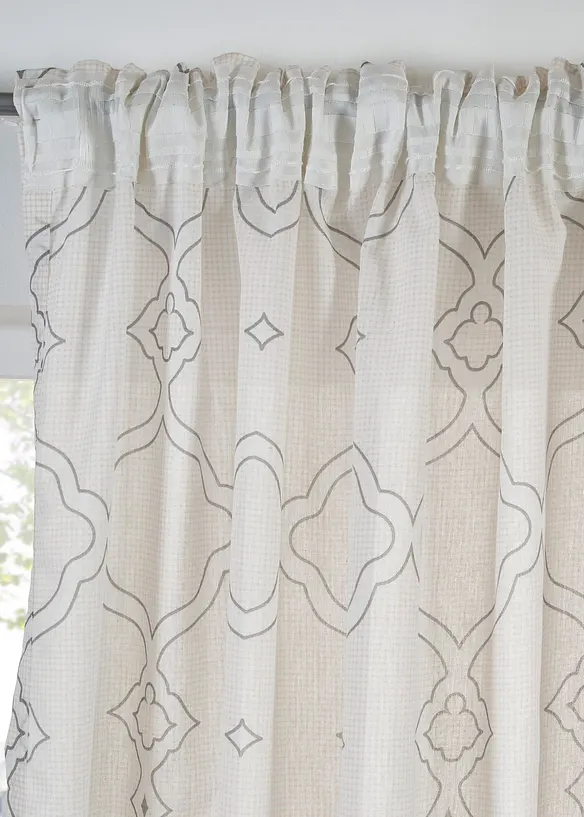 Gordijn van gerecycled polyester (1 stuk), bonprix
