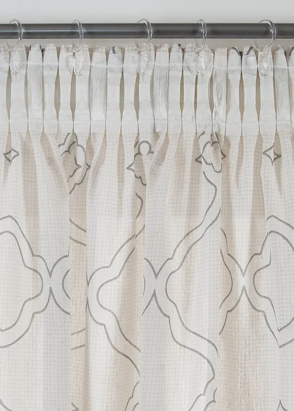 Gordijn van gerecycled polyester (1 stuk), bonprix