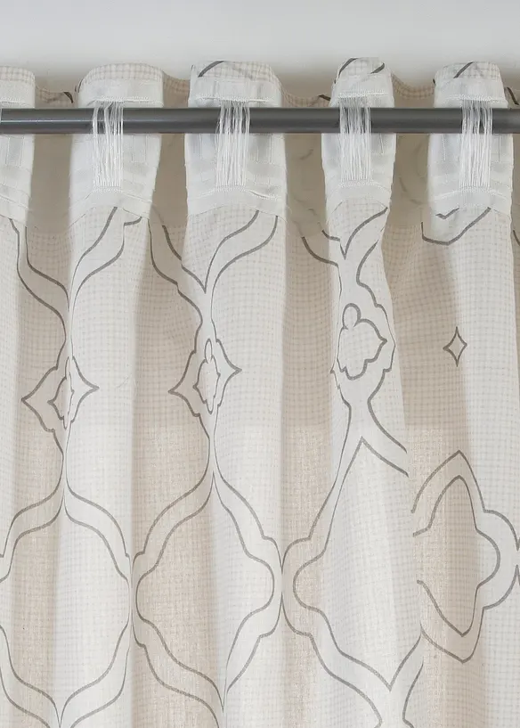 Gordijn van gerecycled polyester (1 stuk), bonprix