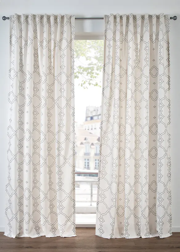 Gordijn van gerecycled polyester (1 stuk), bonprix