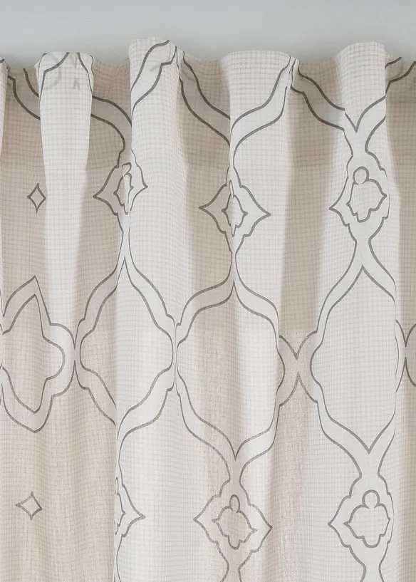 Gordijn van gerecycled polyester (1 stuk), bonprix