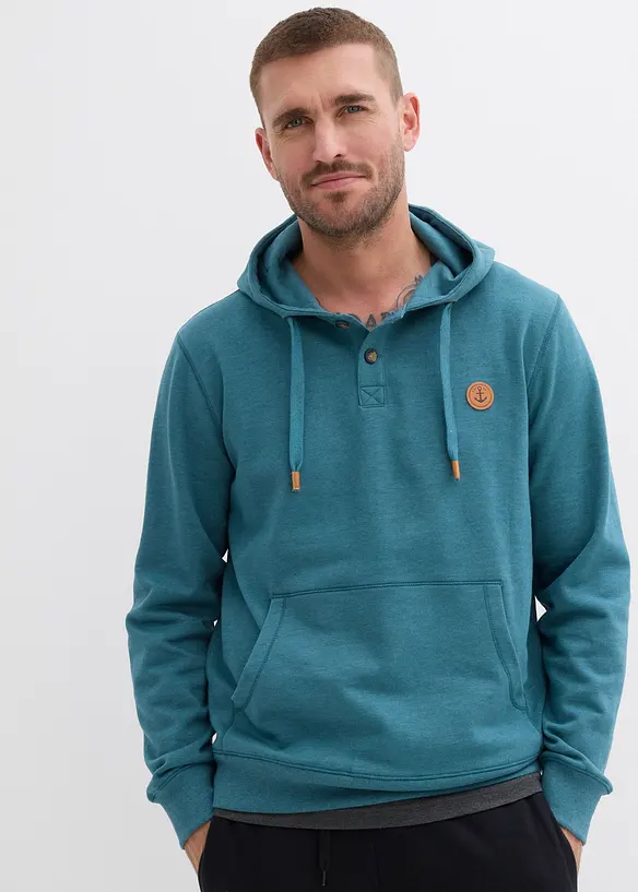 Hoodie, binnenin zacht geruwd, bonprix
