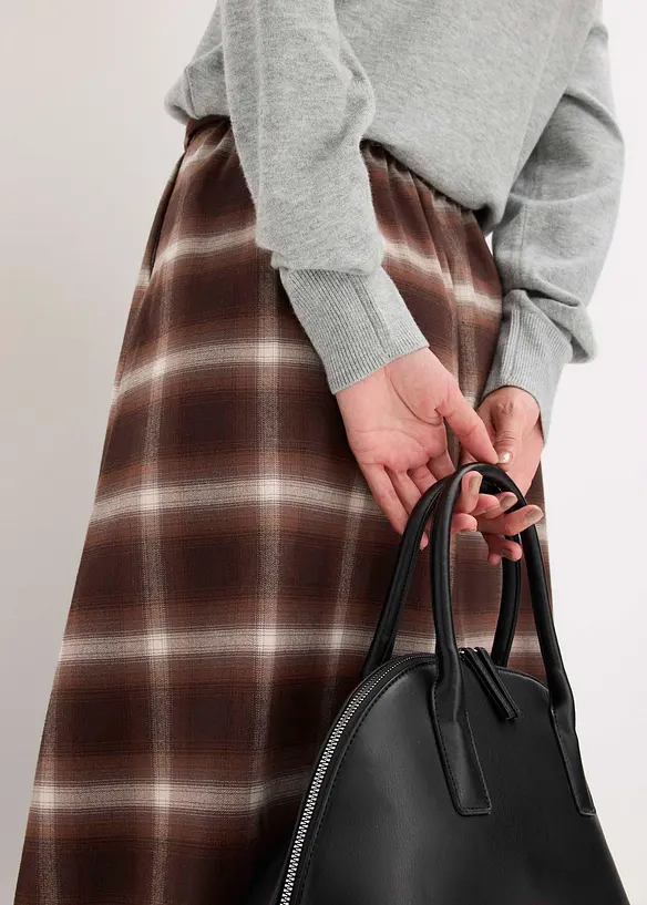 Fijn gebreide trui met viscose, bonprix