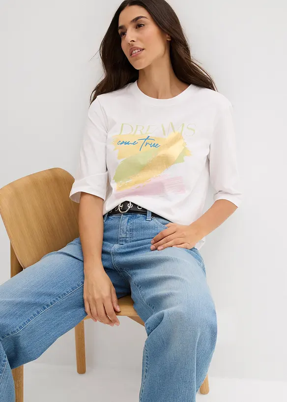 T-shirt van puur biologisch katoen, bonprix