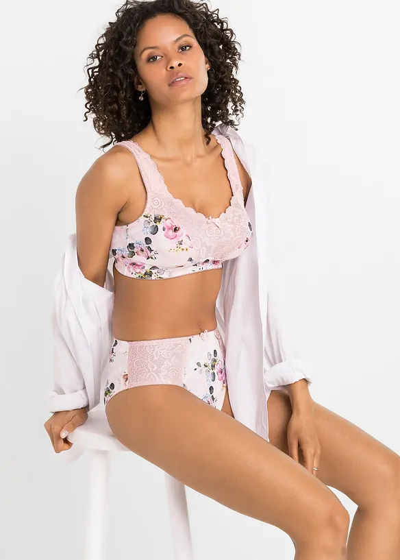 Maxislip met sierlijk kant (set van 2), bonprix