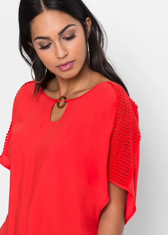 Blouse van viscose, bonprix
