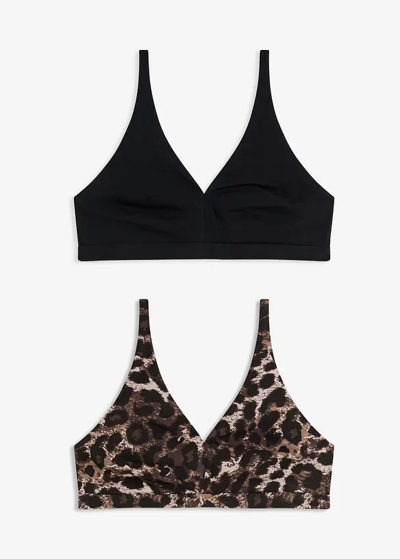 Bralette zonder beugels met biologisch katoen, bonprix