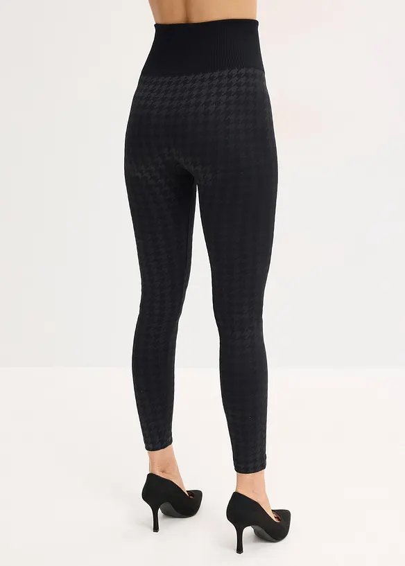 Naadloze thermo legging met zachte binnenkant en pied-de-poule, bonprix