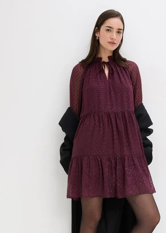 Tuniekjurk met glittereffect, bonprix