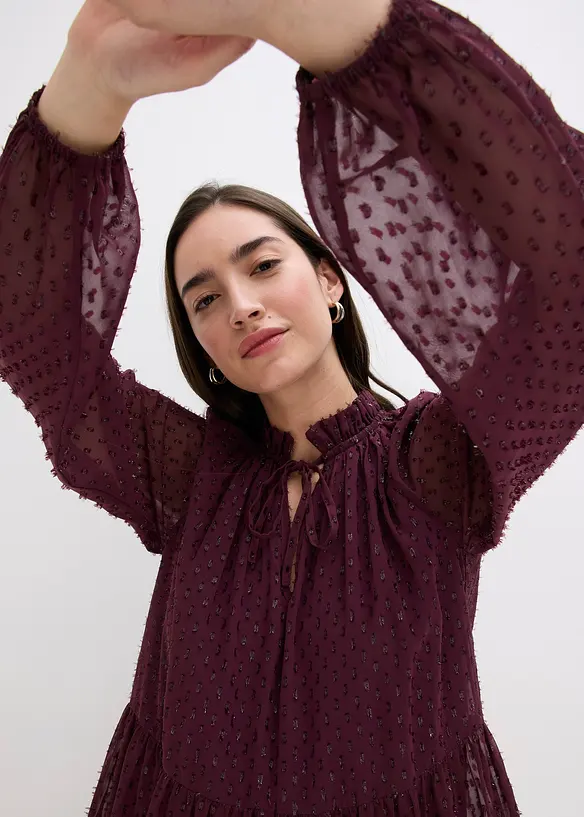 Tuniekjurk met glittereffect, bonprix