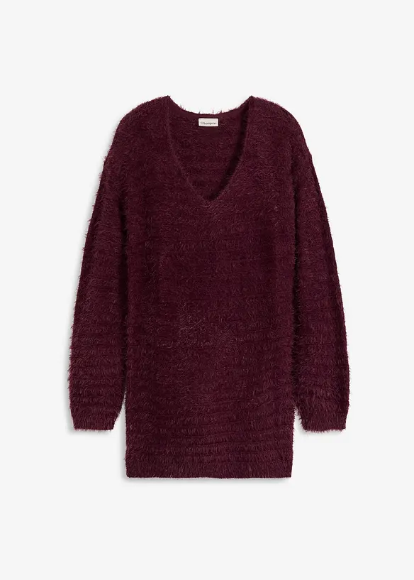 Lange fluffy trui, bonprix