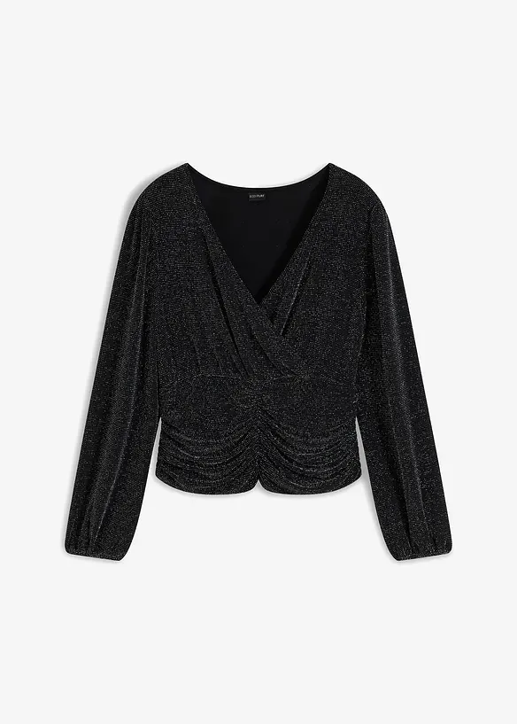 Longsleeve met glitter, bonprix