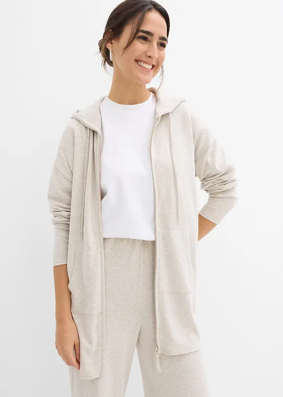 Fijngebreid vest van viscose, bonprix