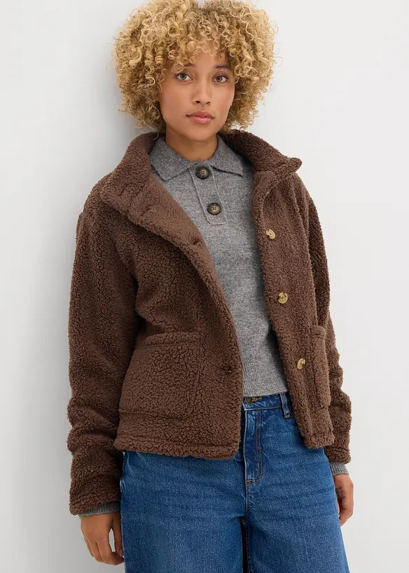 Teddy fleece vest, bonprix