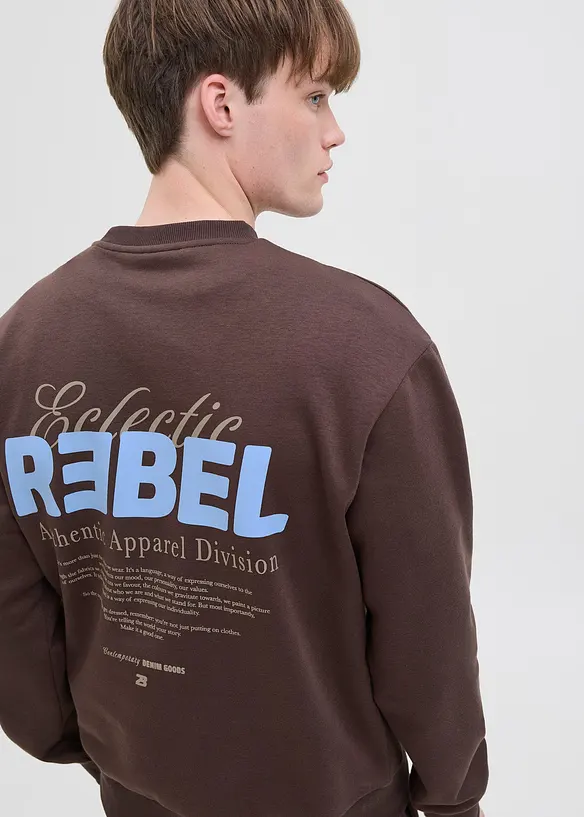 JJ REBEL sweater met print achterop, J&J Rebel