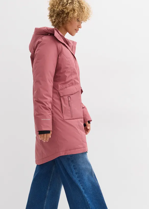 Lange donsjas met zachte voering, warmte-isolerend, bonprix