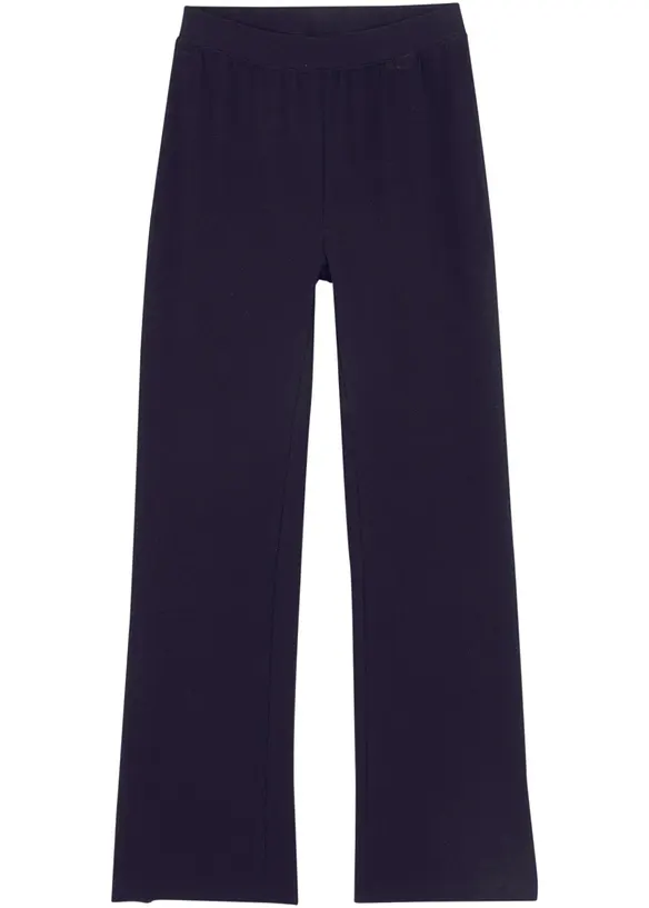 Meisjes broek met wijd uitlopende pijpen en splitten, bonprix