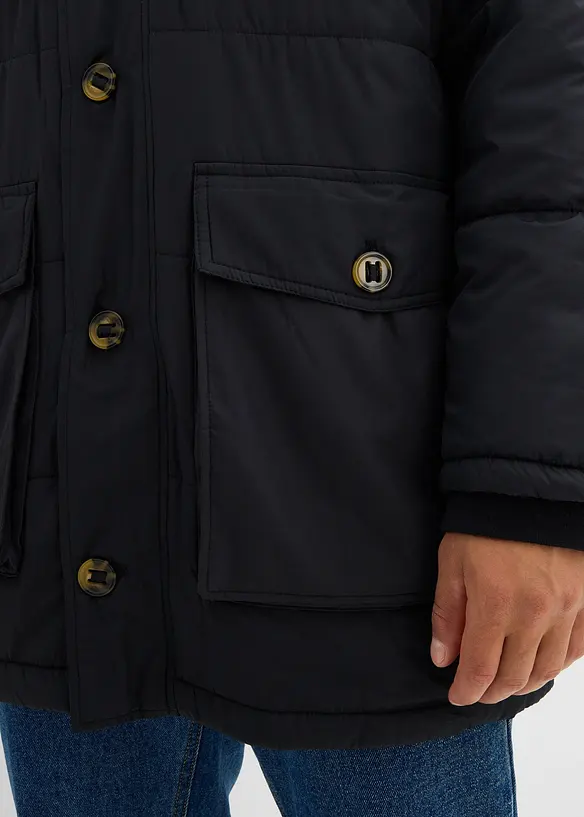 Parka met afneembare capuchon, bonprix
