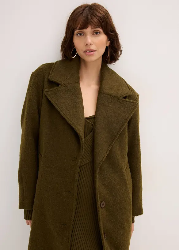 Oversized jas met knoopsluiting, bonprix