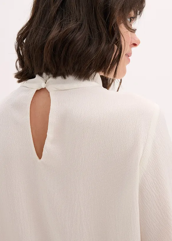 Blouse van soepelvallend satijn, bonprix